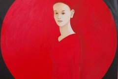 Chica en rojo